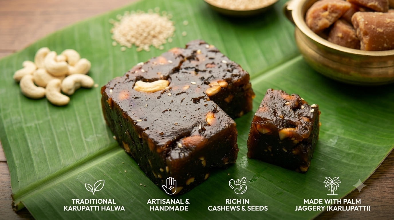 Paithrka Kozhikode Traditional Black Halwa