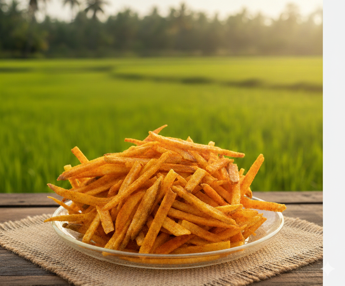 Paithrka  Spicy Tapioca Sticks